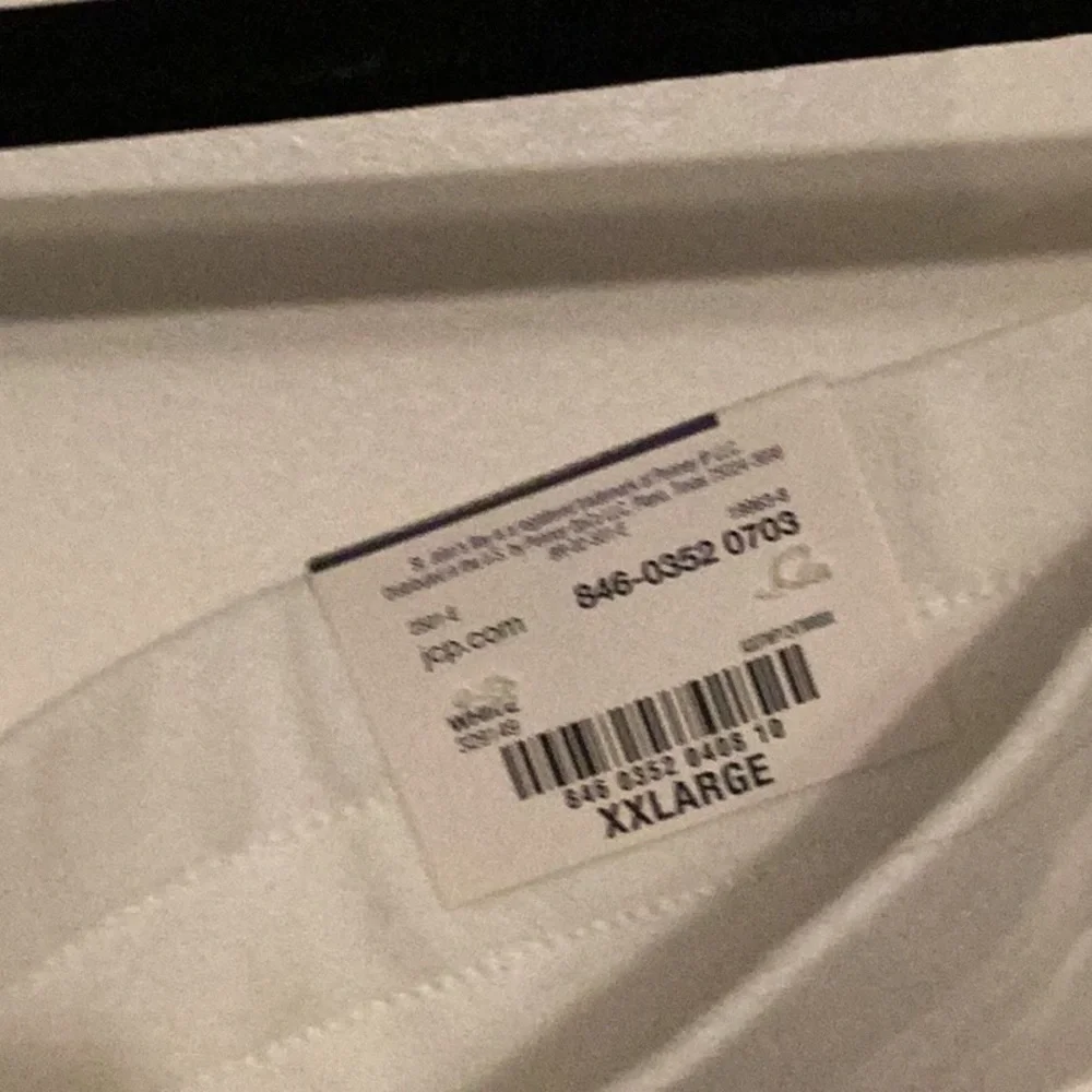 St. John's Bay White Bermuda Shorts Elastic Waist - Picture 4 of 13